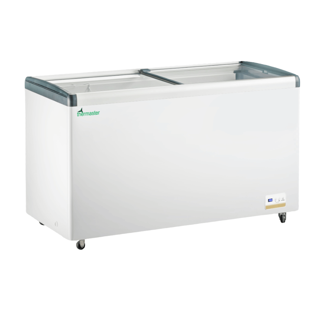 Image of Thermaster WD456G 456L Chest Freezer with Flat Glass Sliding Lids