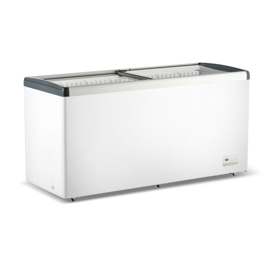 Image of Thermaster WD516G 516L Chest Freezer with Flat Glass Sliding Lids