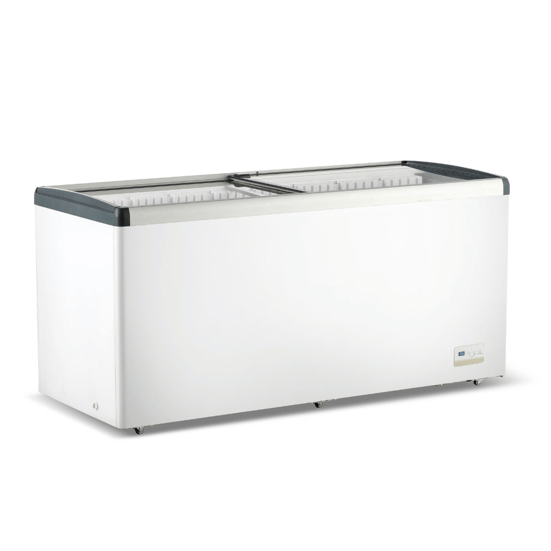 Image of Thermaster WD586G 586L Chest Freezer with Flat Glass Sliding Lids