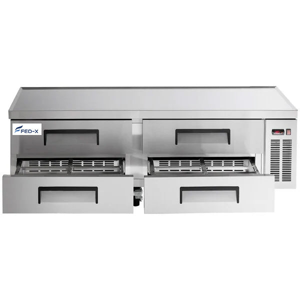 Image of FED-X XCB-72 Chef Base Refrigerated Drawer Bench 450L
