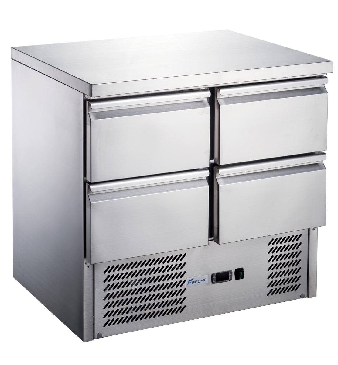 Image of FED-X XGNS900-4D Four Drawer Compact Workbench Fridge