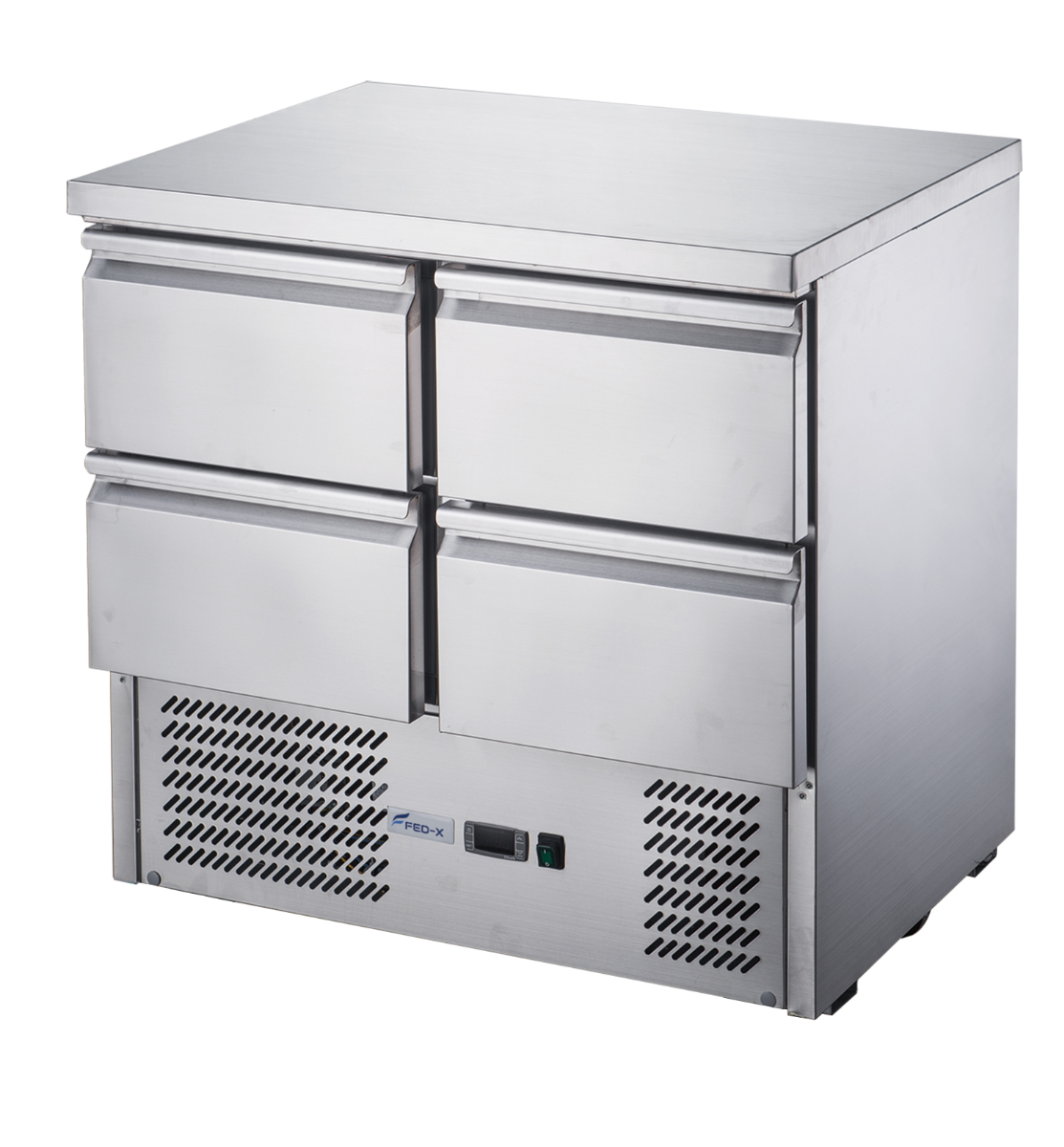 Image of FED-X XGNS900-4D Four Drawer Compact Workbench Fridge