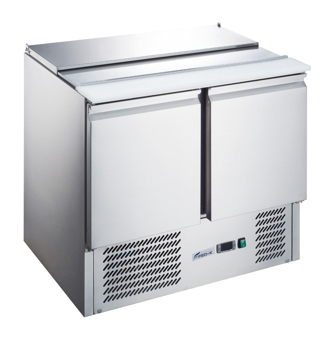 Image of FED-X XGNS900S Two Door Salad Prep Fridge