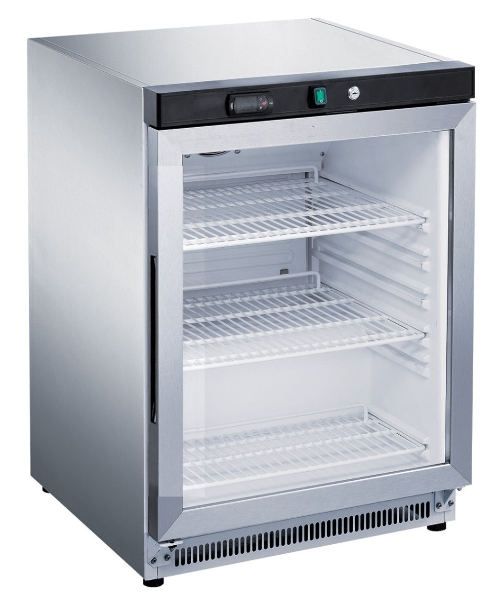 Image of FED-X XR200SG 130L Bar Fridge/Cooler Glass Door