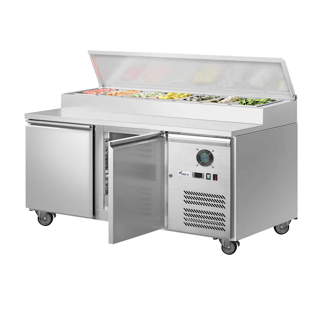 Image of FED-X XSS7C13S2V S/S Two Door Sandwich Counter