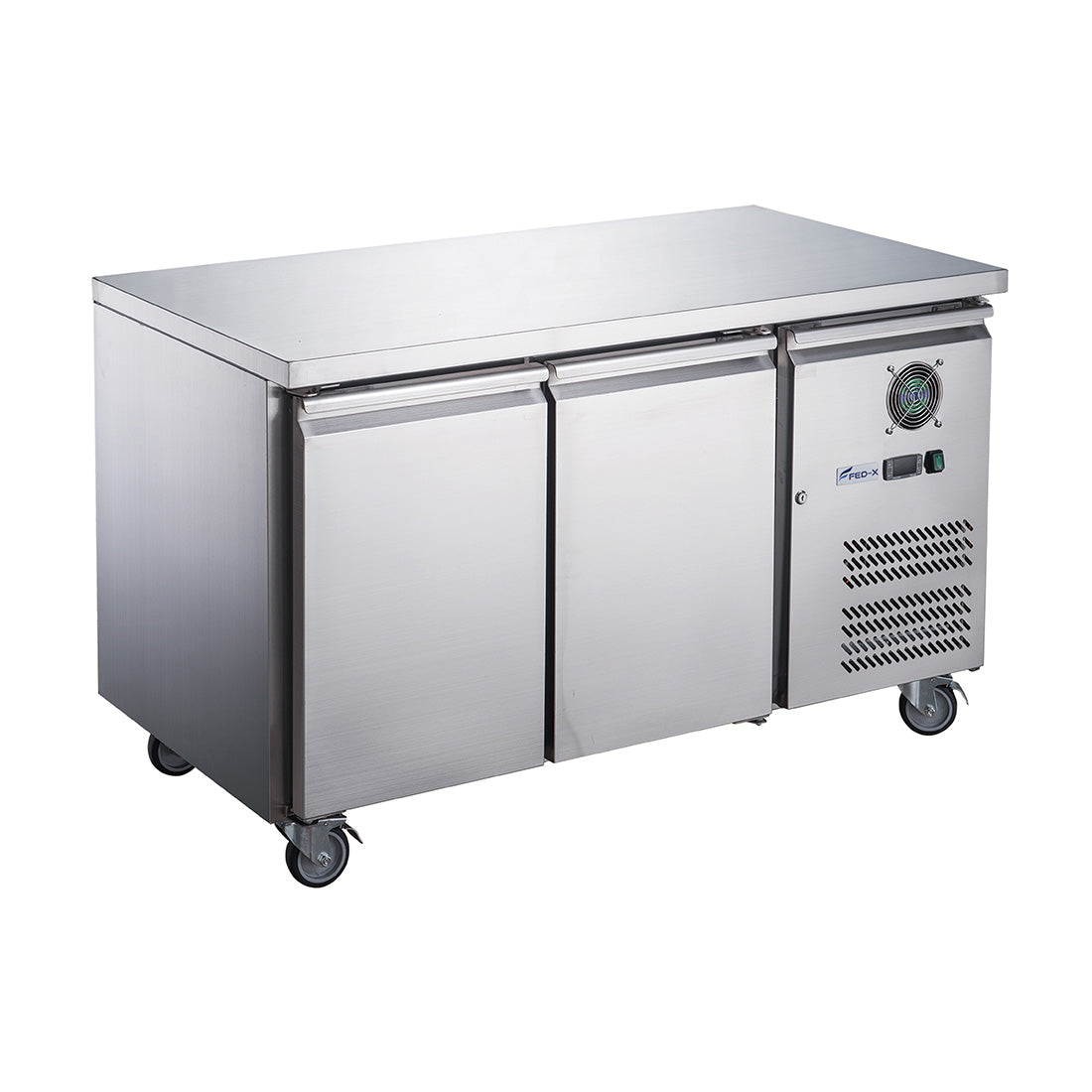 Image of FED-X XUB6C13S2V S/S Two Door Bench Fridge
