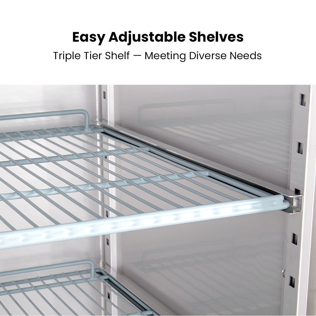 Image of FED-X XUB6C13S2V S/S Two Door Bench Fridge