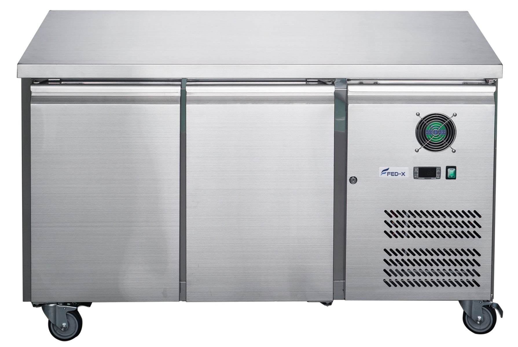 Image of FED-X XUB6C13S2V S/S Two Door Bench Fridge