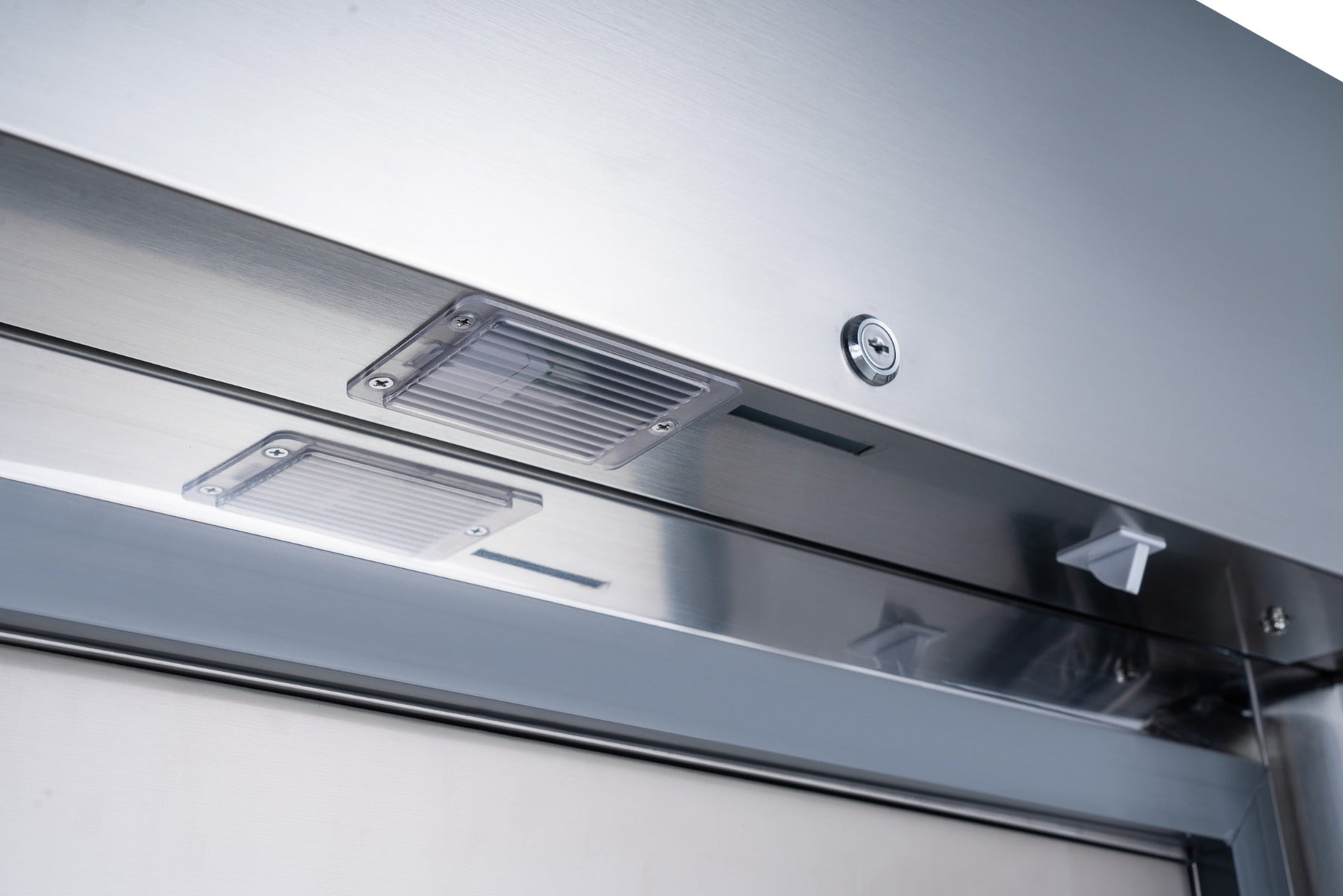 Image of FED-X Press Liner Double Door Upright Fridge with Wi-Fi Controller — XUPC1400
