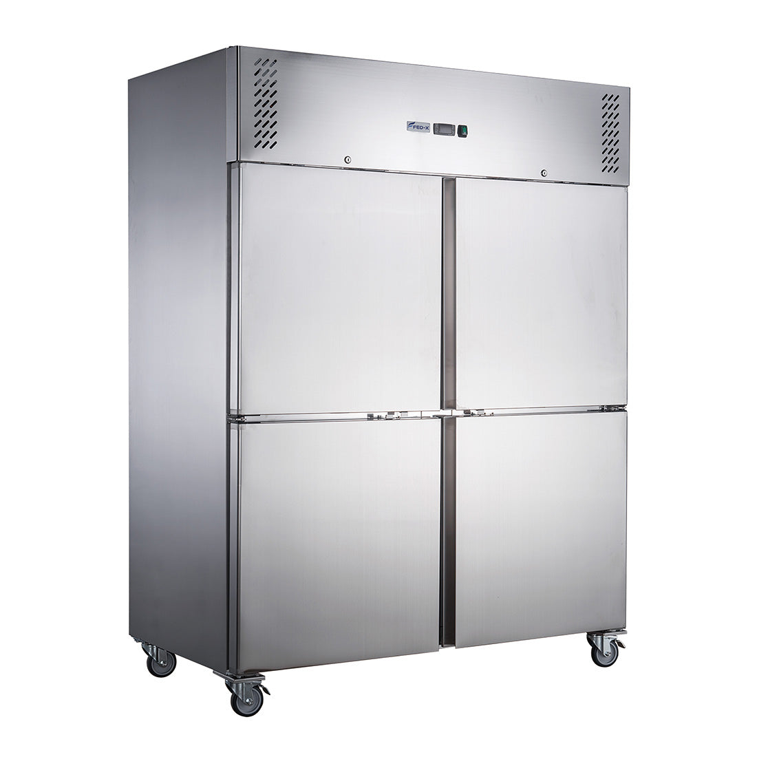 Image of FED-X XURF1410S2V S/S Split Four-Door Upright Freezer