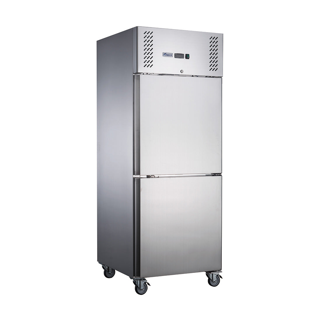 Image of FED-X XURF650S1V S/S Split Two-Door Upright Freezer