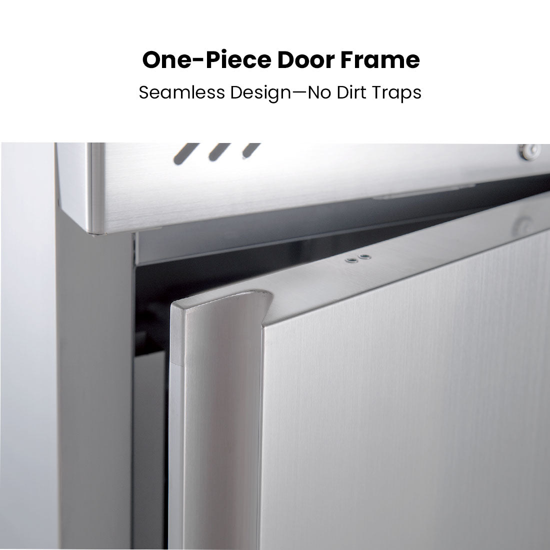 Image of FED-X XURC650S1V S/S Split Two-Door Upright Fridge