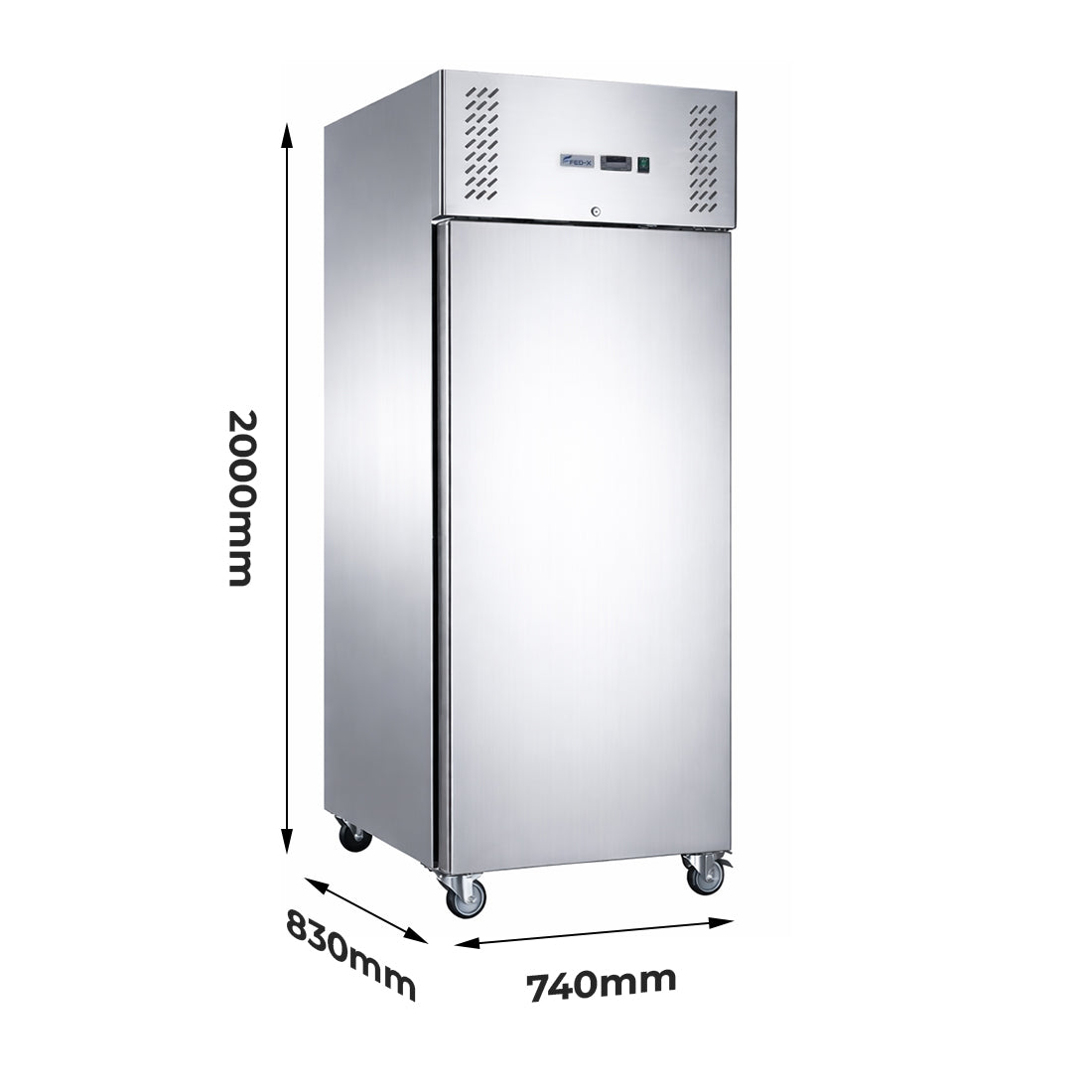 Image of FED-X S/S Single Door Upright Freezer XURF650SFV
