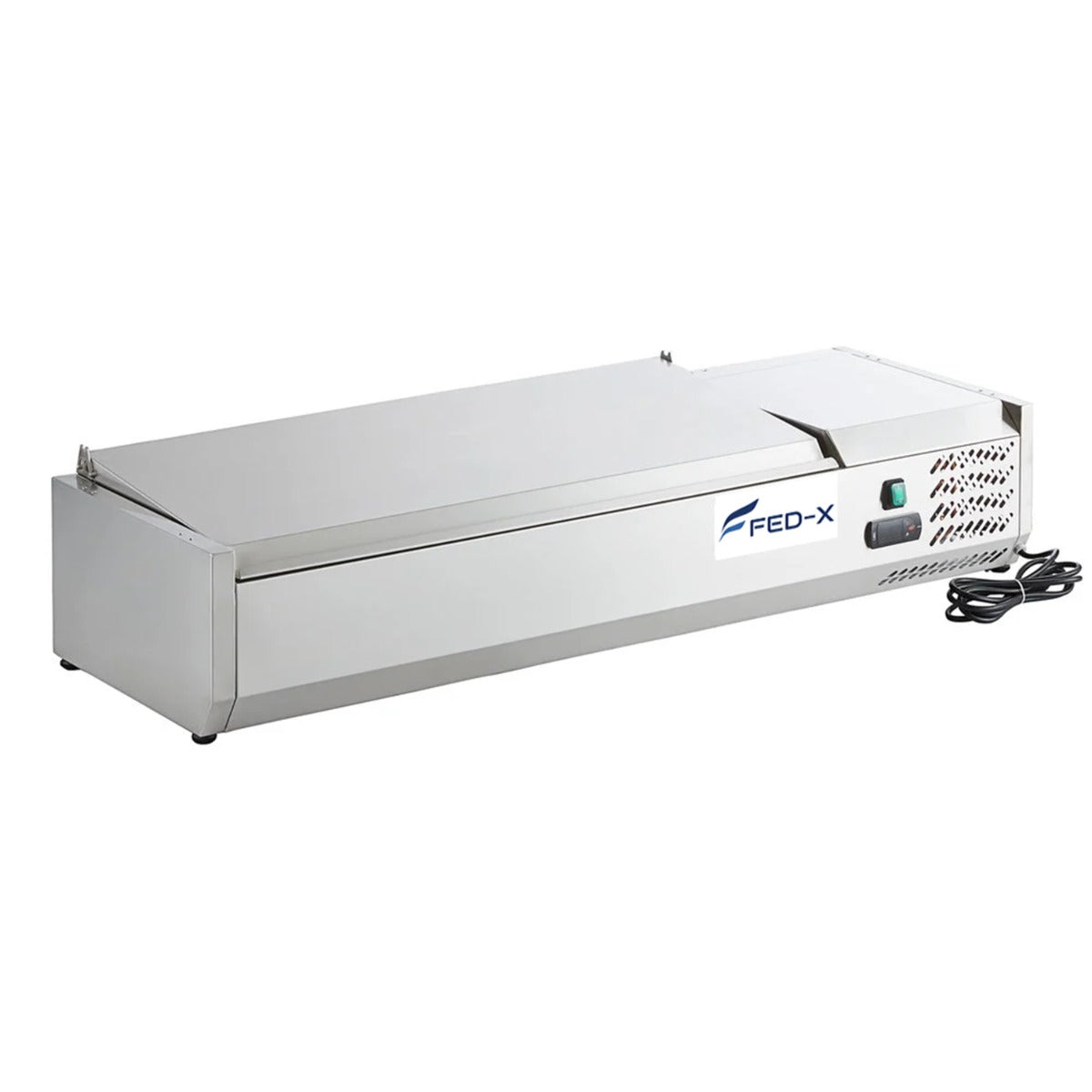 Image of FED-X XVRX1200/380S Salad Bench with Stainless Steel Lid