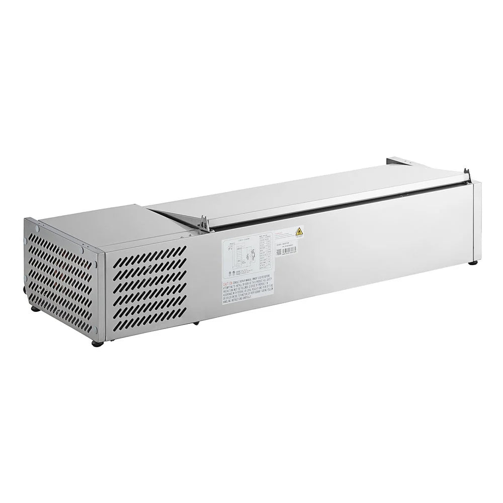 Image of FED-X XVRX1200/380S Salad Bench with Stainless Steel Lid