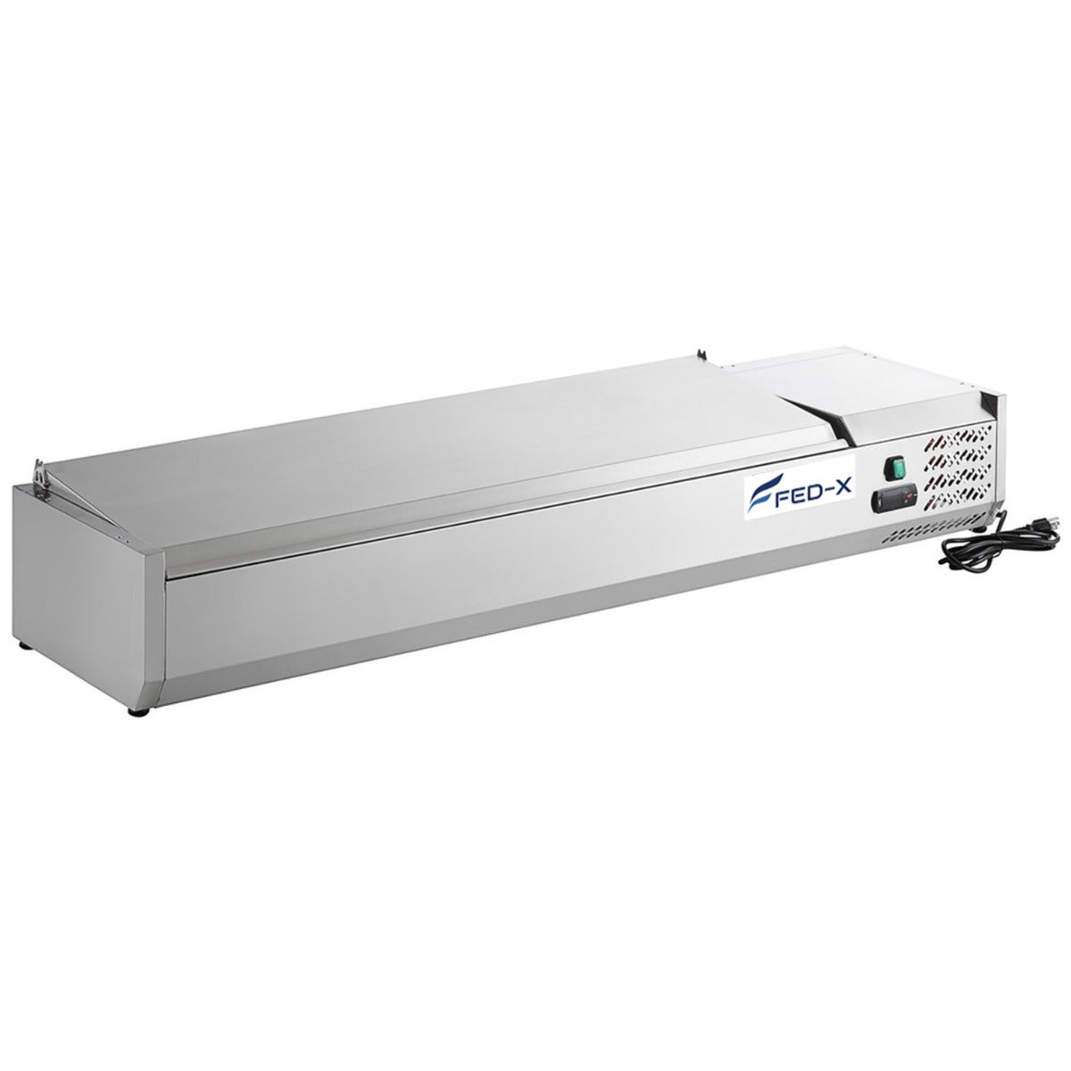 Image of FED-X XVRX1500/380S Salad Bench with Stainless Steel Lid