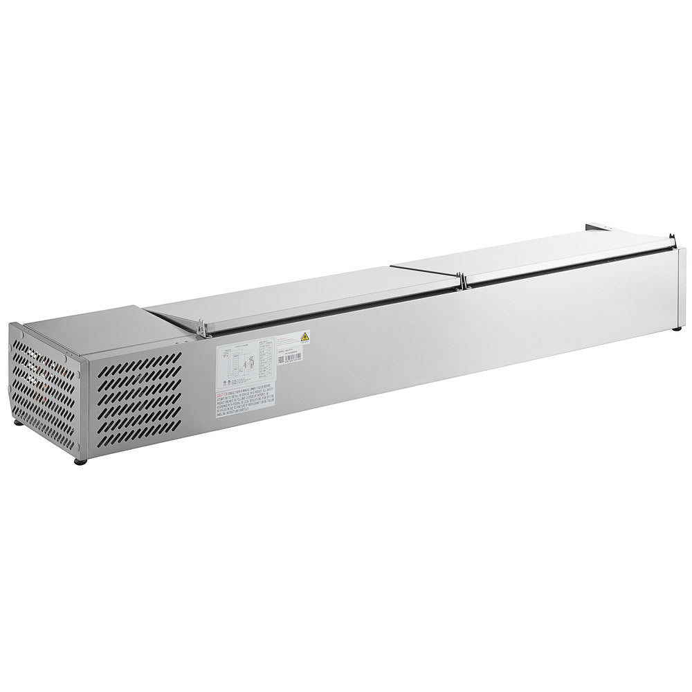 Image of FED-X XVRX1800/380S Salad Bench with Stainless Steel Lids