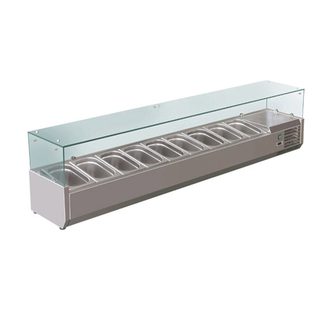 Image of FED-X XVRX2000/380 Flat Glass Salad Bench