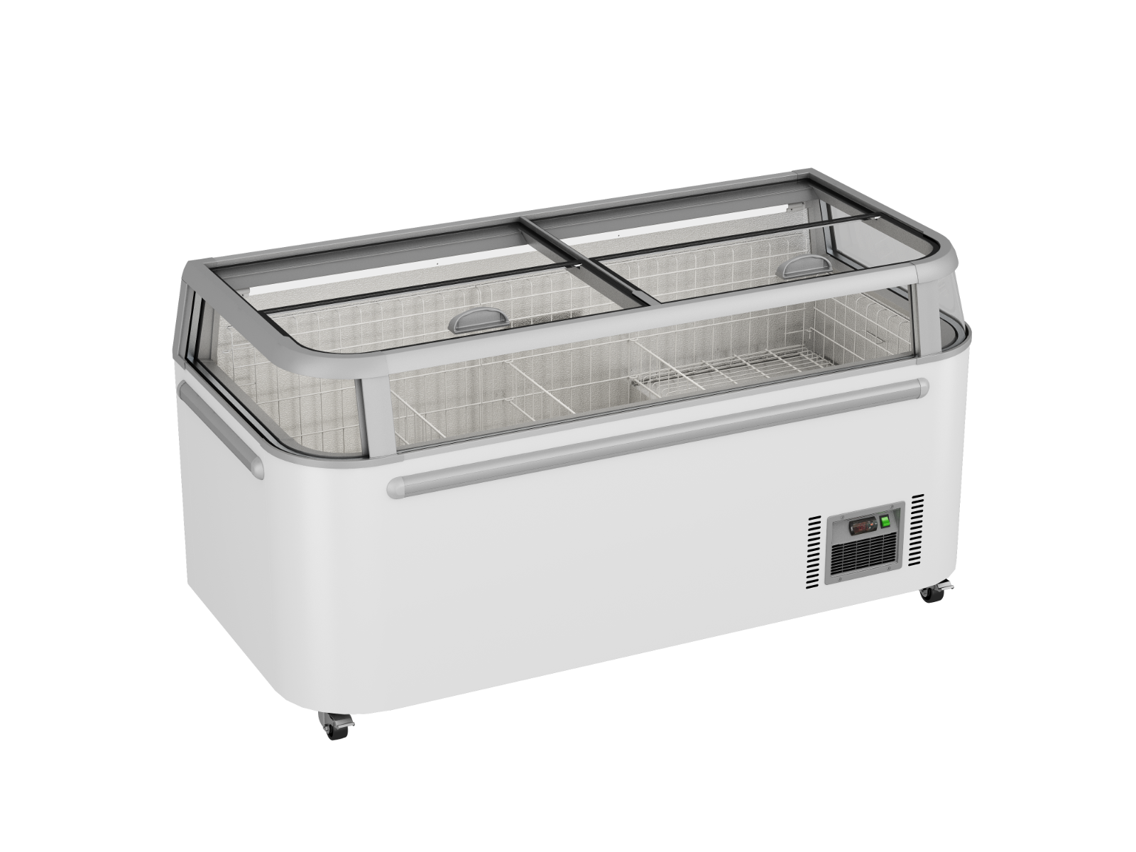 Image of Thermaster Supermarket Island Freezer with Glass Sliding Lids ZCD-E185G